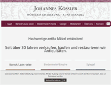 Tablet Screenshot of jkoessler.de